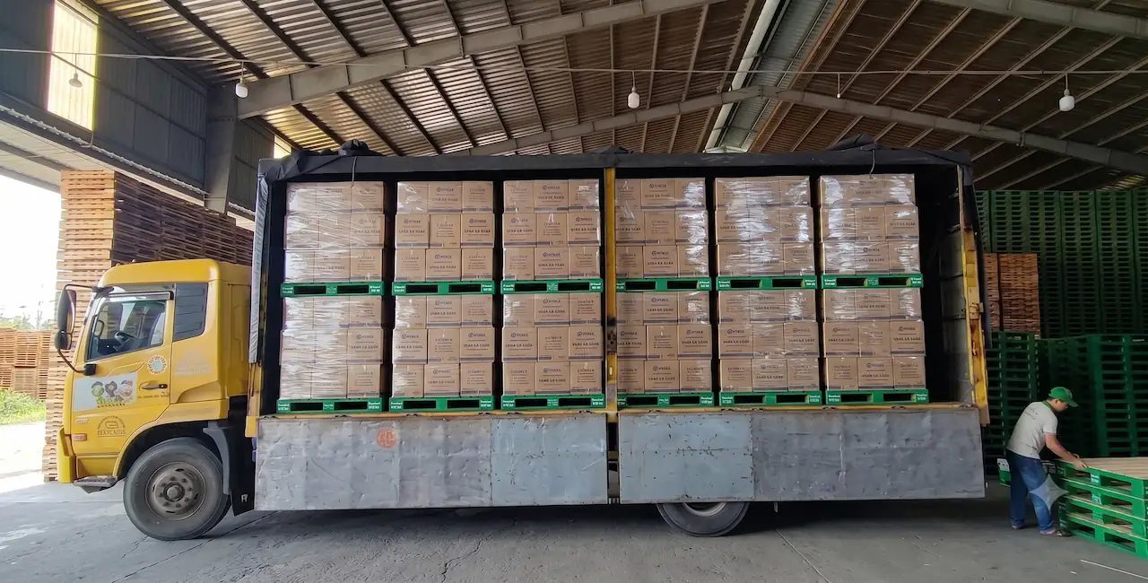 Optimizing pallet patterns in truck loading