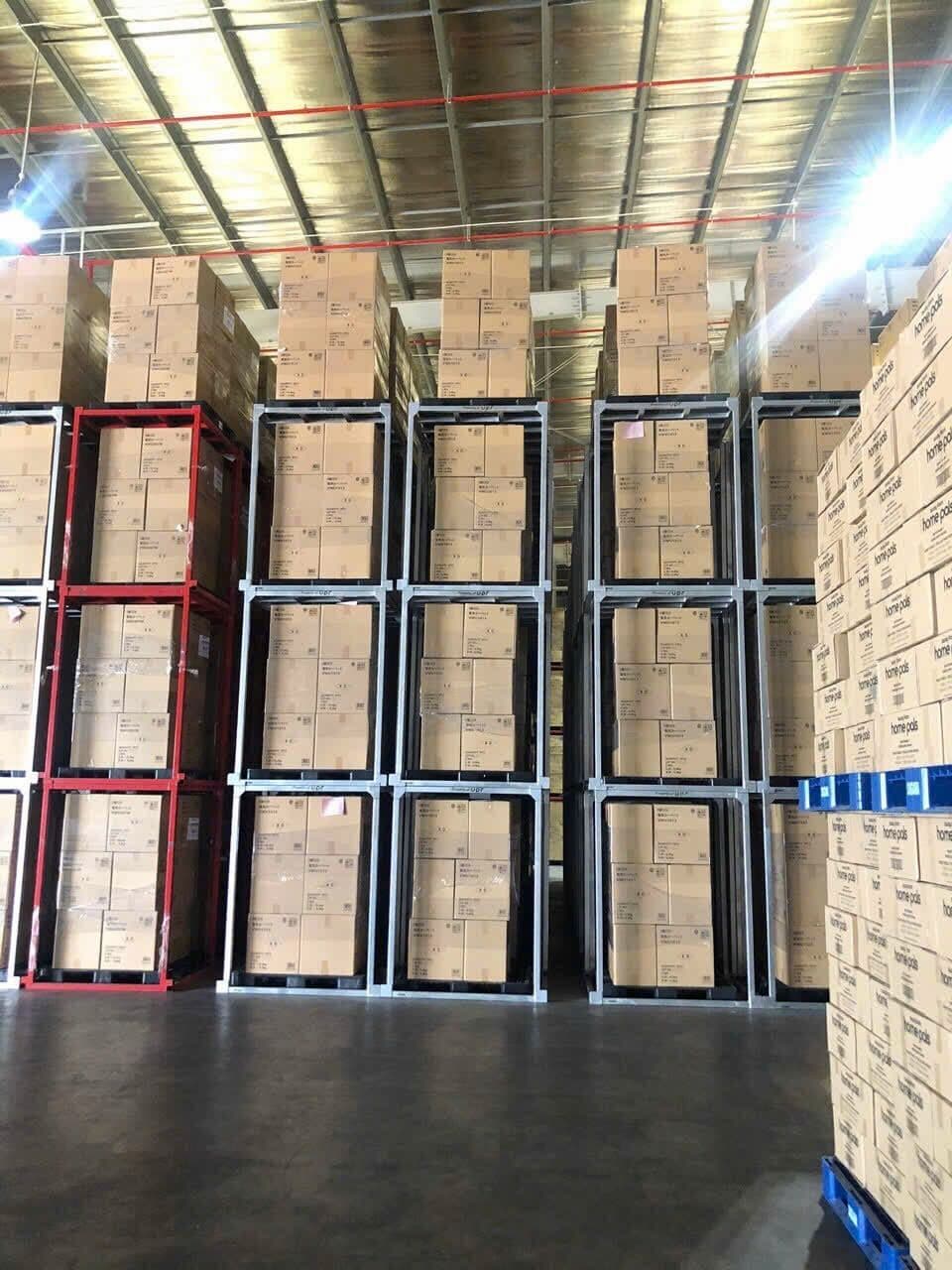 upr vietnam's u-rack in warehouse 3 tier
